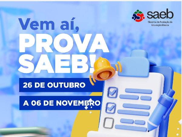 Nos próximos dias, estudantes 5º realizarão a prova SAEB 2023